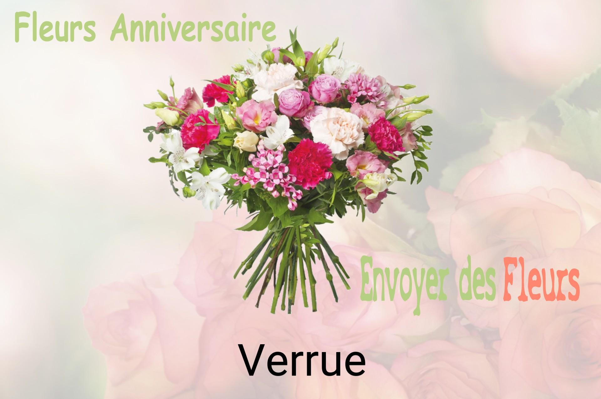 Bouquet de fleurs d’anniversaire livré à Verrue