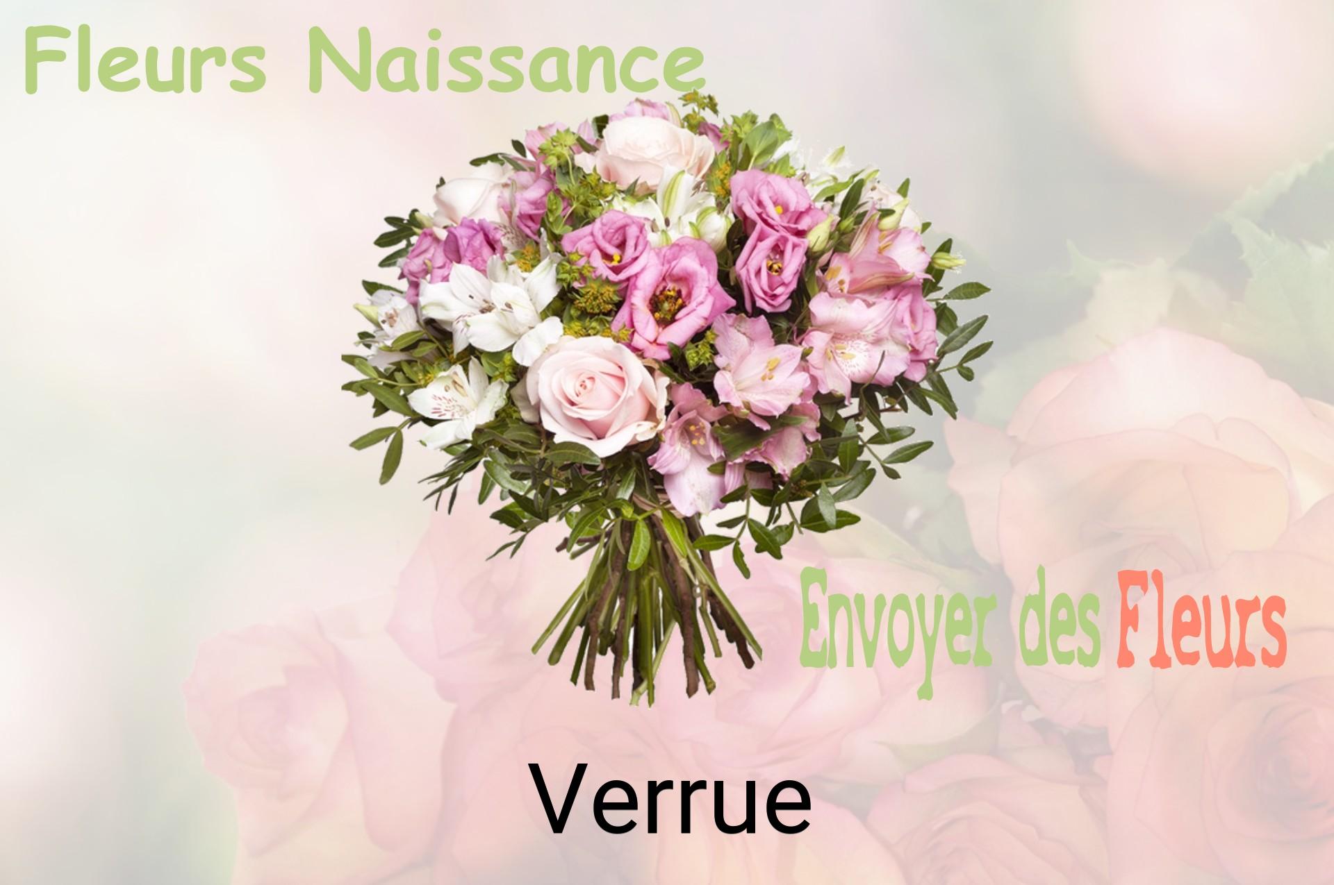 Bouquet de fleurs de naissance livré à Verrue